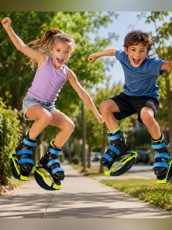 Madd gear Other - Madd Gear Boosters Bouncing Boots, Blue Rubber Soles Size 3-6 Youth